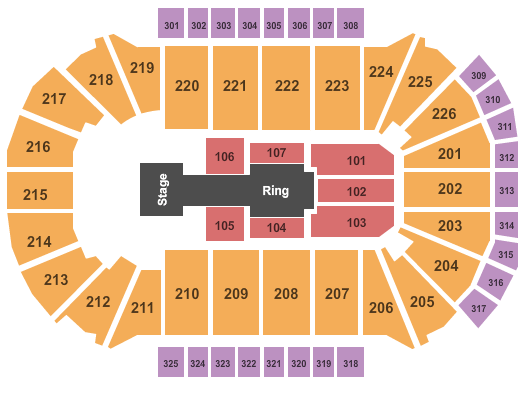 Wisconsin Sports And Entertainment Center Seating Chart