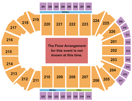 Resch Center WWE Seating Chart
