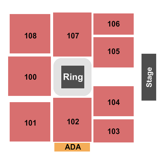 Resch Plaza Expo WWE Seating Chart